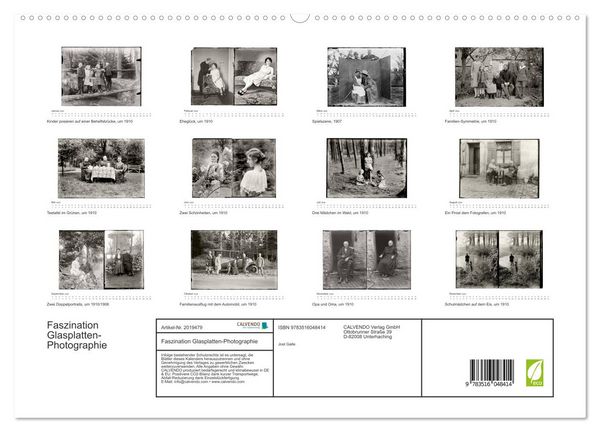 Produktbild: Faszination Glasplatten-Photographie (hochwertiger Premium Wandkalender 2026 DIN A2 quer), Kunstdruck in Hochglanz