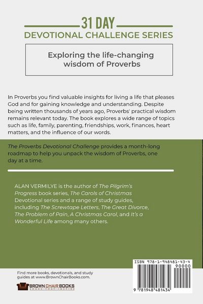 Produktbild: The Proverbs Devotional Challenge (Large Print)