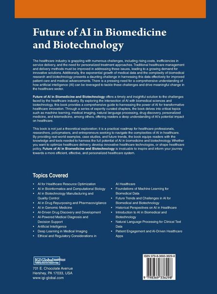 Produktbild: Future of AI in Biomedicine and Biotechnology