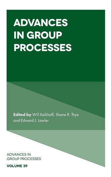 Produktbild: Advances in Group Processes