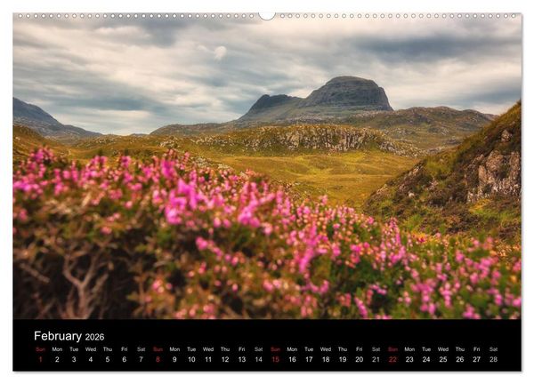 Produktbild: THE HIGHLANDS (High Quality Premium Wall Calendar 2026 DIN A2 landscape),CALVENDO 12 Month Wall Calendar