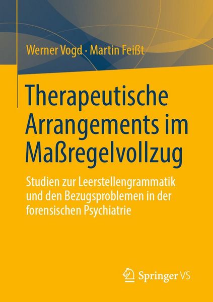 Produktbild: Therapeutische Arrangements im Ma&szlig;regelvollzug