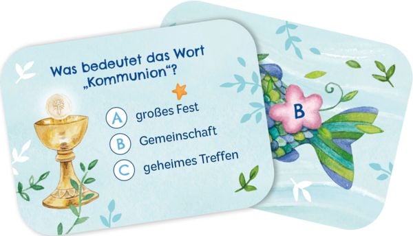 Produktbild: Der Wunschfisch. 25 Quizfragen zur Kommunion