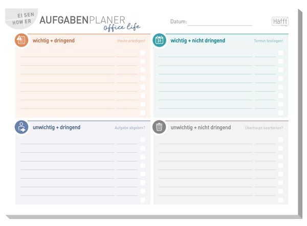 Produktbild: Block Aufgabenplaner Management A5 quer