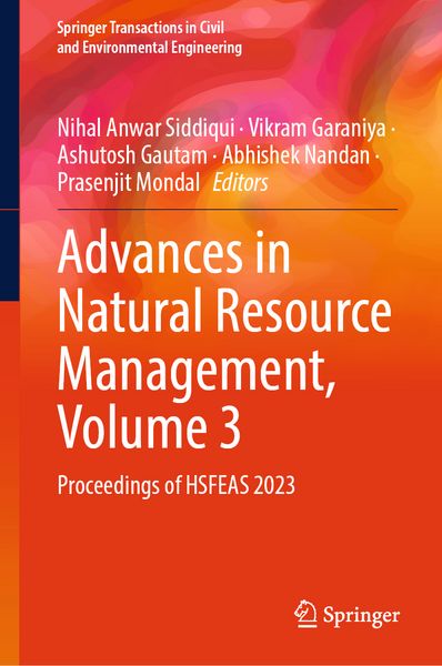 Produktbild: Advances in Natural Resource Management, Volume 3