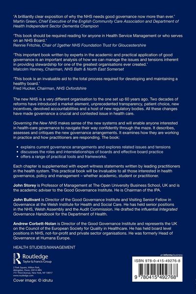 Produktbild: Governing the New NHS