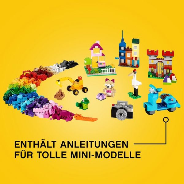 Produktbild: LEGO Classic 10698 Gro&szlig;e Bausteine-Box, Spielzeugaufbewahrung, Bausteine