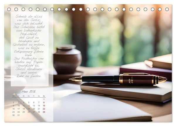 Produktbild: Wellnesstage zuhause - 12 anregende KI Ideen f&uuml;r deine pers&ouml;nlichen Spa Tage (Tischkalender 2026 DIN A5 quer), CALVENDO Monatskalender