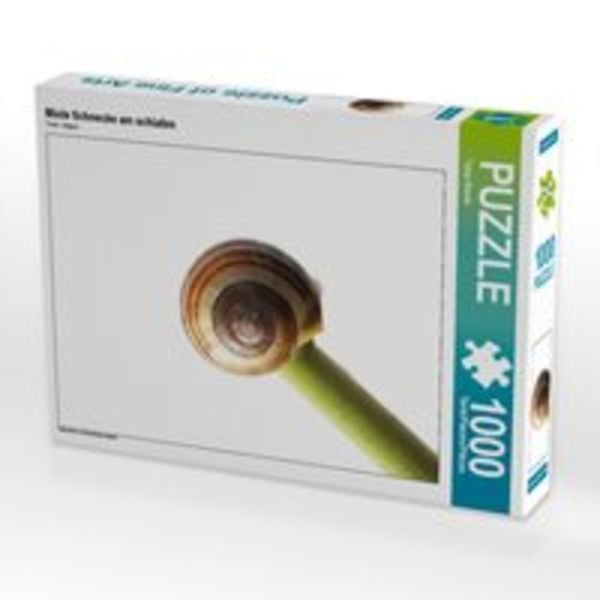 CALVENDO Puzzle Müde Schnecke am schlafen 1000 Teile Lege-Größe 64 x 48 cm Foto-Puzzle Bild von Tanja Riedel