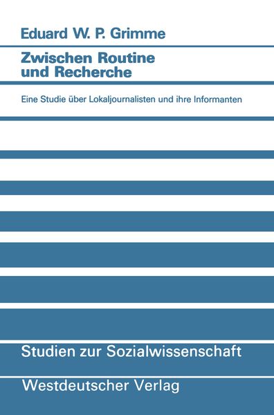 Produktbild: Zwischen Routine und Recherche