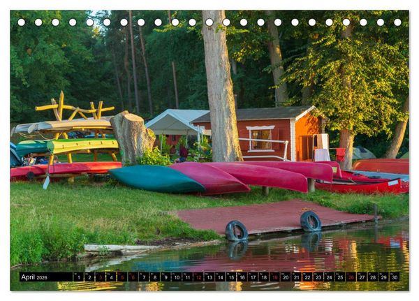 Produktbild: Stille Seen um Himmelpfort (Tischkalender 2026 DIN A5 quer), CALVENDO Monatskalender