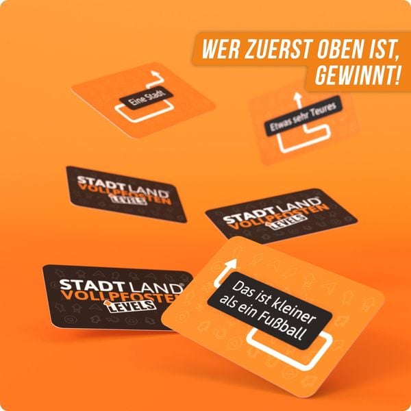 Denkriesen - Stadt Land Vollpfosten® - Levels - Classic Edition - "intelligenz ist Relativ"