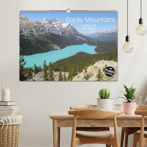 Produktbild: Rocky Mountains 2027 (Wandkalender 2027 DIN A2 quer), CALVENDO Monatskalender