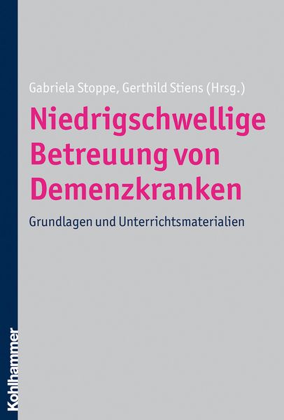 Produktbild: Niedrigschwellige Betreuung von Demenzkranken