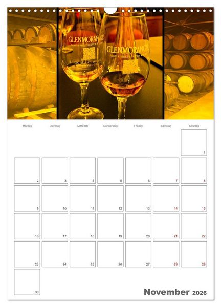 Produktbild: Schottland Impressionen - Schl&ouml;sser und Whisky (Wandkalender 2026 DIN A3 hoch), CALVENDO Monatskalender