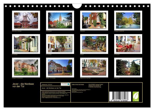 Produktbild: Jever - die Nordsee vor der T&uuml;r (Wandkalender 2026 DIN A4 quer), CALVENDO Monatskalender