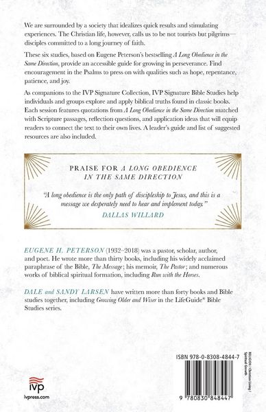 Produktbild: Peterson, E: Long Obedience in the Same Direction Bible Stud