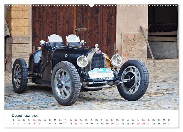 Produktbild: Bugatti Traumautos (hochwertiger Premium Wandkalender 2026 DIN A2 quer), Kunstdruck in Hochglanz
