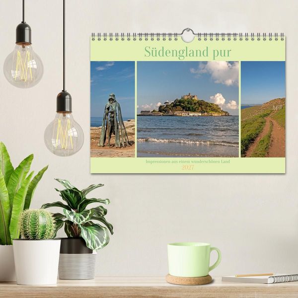 Produktbild: S&uuml;dengland pur (Wandkalender 2027 DIN A4 quer), CALVENDO Monatskalender