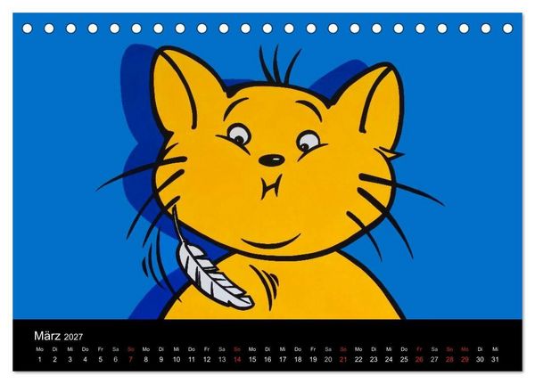Produktbild: Humorvolle PopArt - Kunstkalender von Claudia Elsner (Tischkalender 2027 DIN A5 quer), CALVENDO Monatskalender