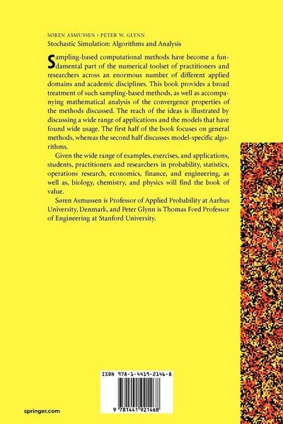 Produktbild: Stochastic Simulation: Algorithms and Analysis