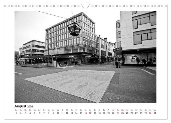 Produktbild: Bochum Black and White (Wandkalender 2026 DIN A3 quer), CALVENDO Monatskalender