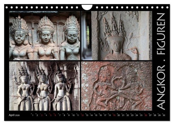 Produktbild: Kambodscha - Highlights aus Asien 2026 (Wandkalender 2026 DIN A4 quer), CALVENDO Monatskalender