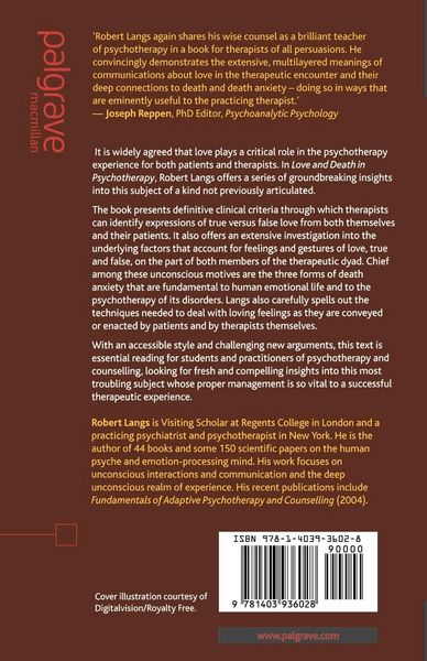 Produktbild: Love and Death in Psychotherapy
