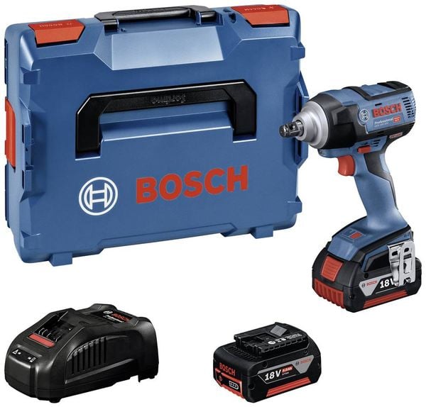 Bosch Professional GDS 18V-300 06019D8202 Akku-Drehschlagschrauber 300 Nm 18V Anzahl mitgelieferte Akkus 2 4.0Ah Li-Ion 