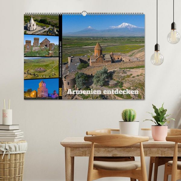 Produktbild: Armenien entdecken (Wandkalender 2026 DIN A2 quer), CALVENDO Monatskalender