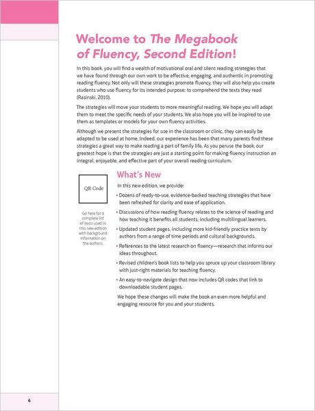 Produktbild: The Megabook of Fluency, 2nd Edition: Strategies and Texts to Engage All Readers