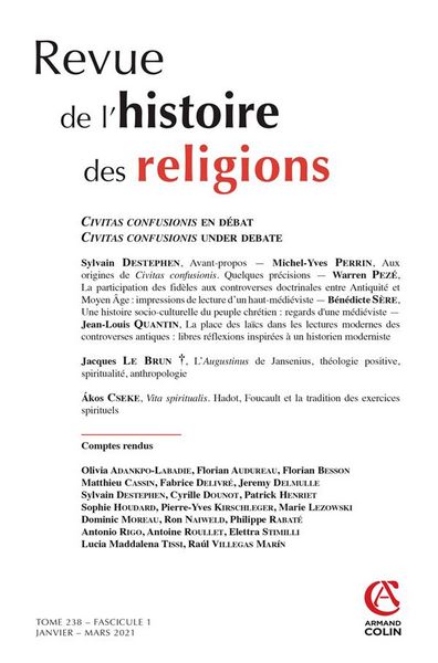 Produktbild: Revue de l'histoire des religions, n 1 (2021)