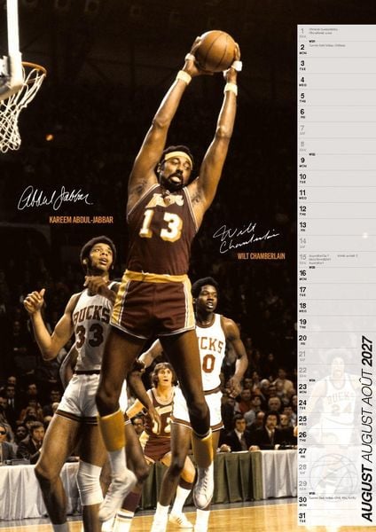 Produktbild: Basketball Legenden Kalender 2027