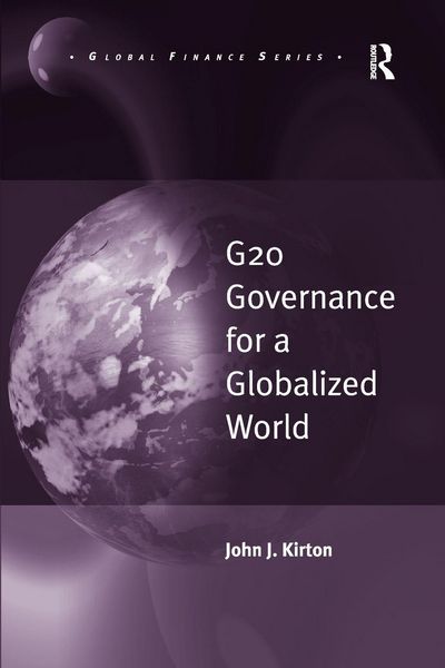 Produktbild: G20 Governance for a Globalized World