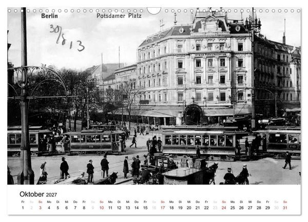 Produktbild: Gr&uuml;&szlig;e aus dem alten Berlin (Wandkalender 2027 DIN A3 quer), CALVENDO Monatskalender