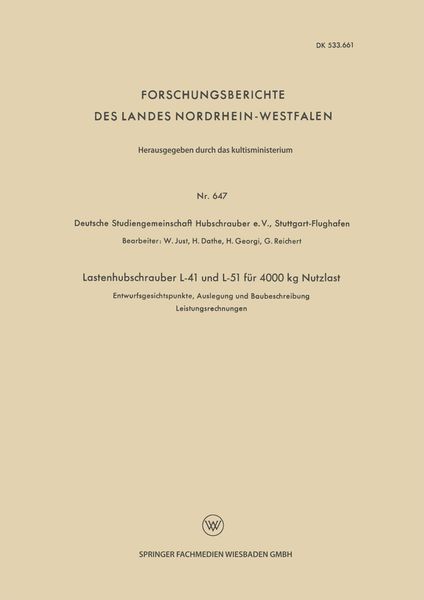 Produktbild: Lastenhubschrauber L-41 und L-51 f&uuml;r 4000 kg Nutzlast
