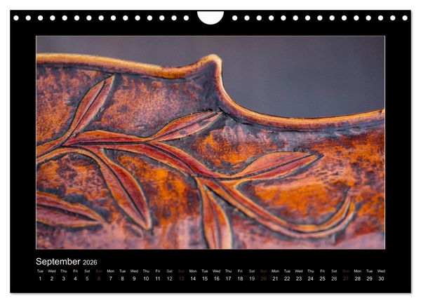 Produktbild: A violin only (Wall Calendar 2026 DIN A4 landscape), CALVENDO 12 Month Wall Calendar