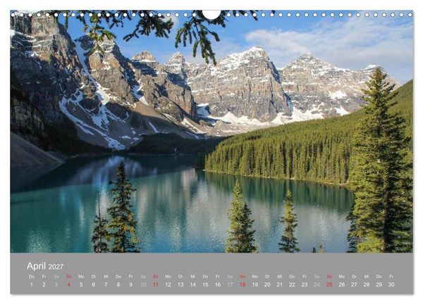 Produktbild: Rocky Mountains 2027 (Wandkalender 2027 DIN A3 quer), CALVENDO Monatskalender