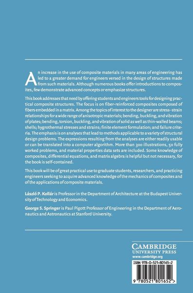 Produktbild: Mechanics of Composite Structures