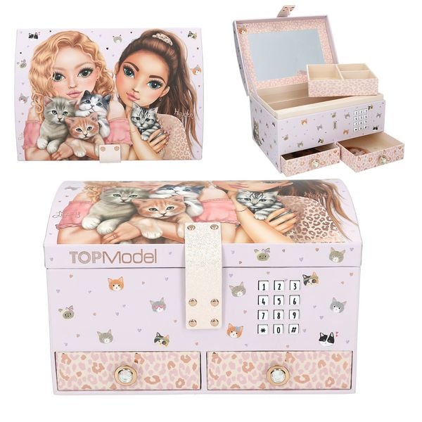 TOPModel gr. Schmuckkästchen mit Code und Sound CAT LOVE