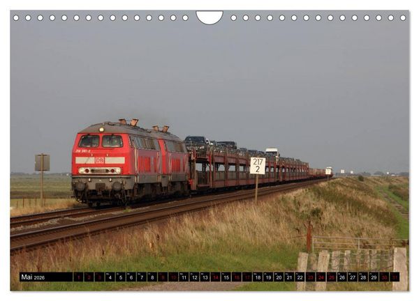 Produktbild: Norddeutsche Eisenbahnen (Wandkalender 2026 DIN A4 quer), CALVENDO Monatskalender