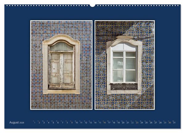 Produktbild: Azulejo-Fassaden in Portugal (Wandkalender 2026 DIN A2 quer), CALVENDO Monatskalender
