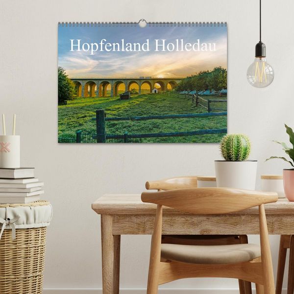 Produktbild: Hopfenland Holledau (Wandkalender 2026 DIN A3 quer), CALVENDO Monatskalender