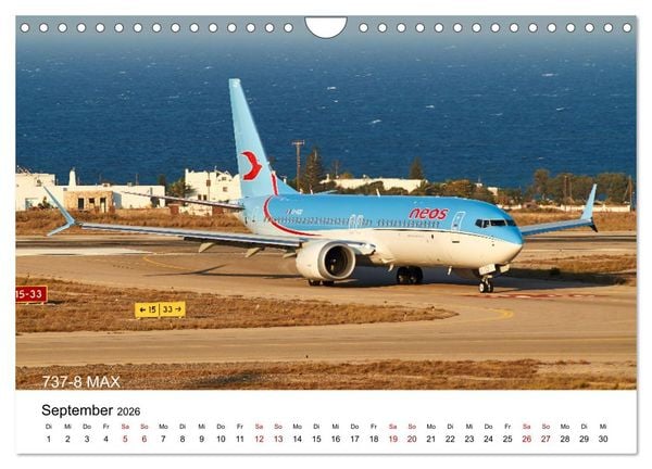 Produktbild: Flugzeuge von Boeing (Wandkalender 2026 DIN A4 quer), CALVENDO Monatskalender