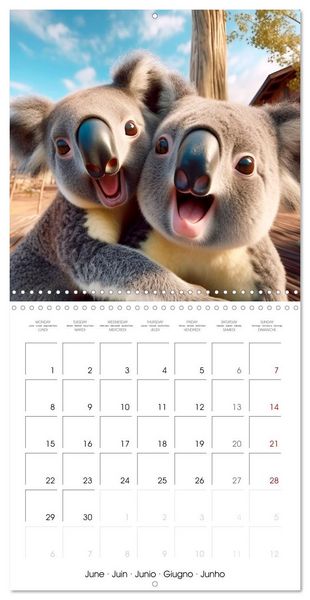 Produktbild: Jolly Selfies (Wall Calendar 2026 12 &times; 12 Inch) CALVENDO 12 Month Wall Calendar