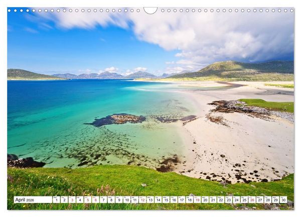 Produktbild: Outer Hebrides - Scotland Scottish dream beaches and landscapes (Wall Calendar 2026 DIN A3 landscape), CALVENDO 12 Month Wall Calendar