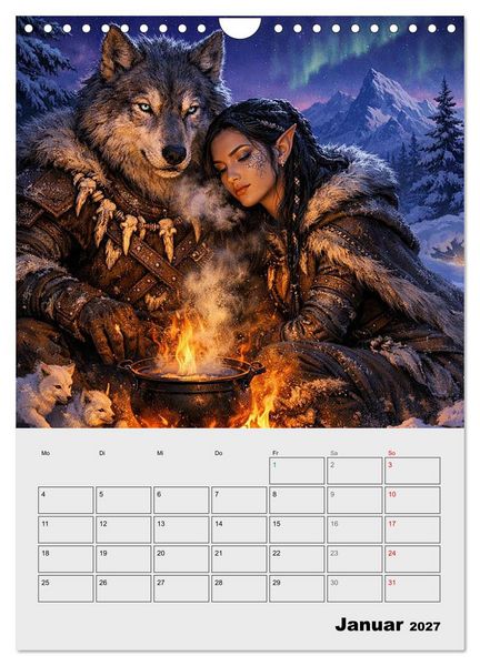 Produktbild: Mythische Gef&auml;hrten (Wandkalender 2027 DIN A4 hoch), CALVENDO Monatskalender