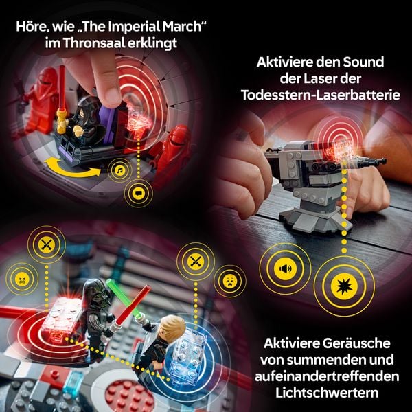 Produktbild: Star Wars 75427 SMART Play: A-Wing und das Duell im Thronsaal, Spielzeug