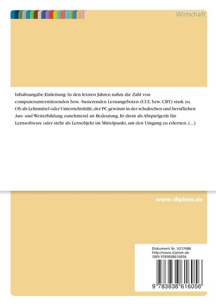 Produktbild: Telelernen via elektronisches Netz