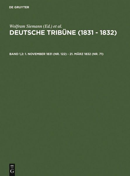 Produktbild: 1. November 1831 (Nr. 122) - 21. M&auml;rz 1832 (Nr. 71)